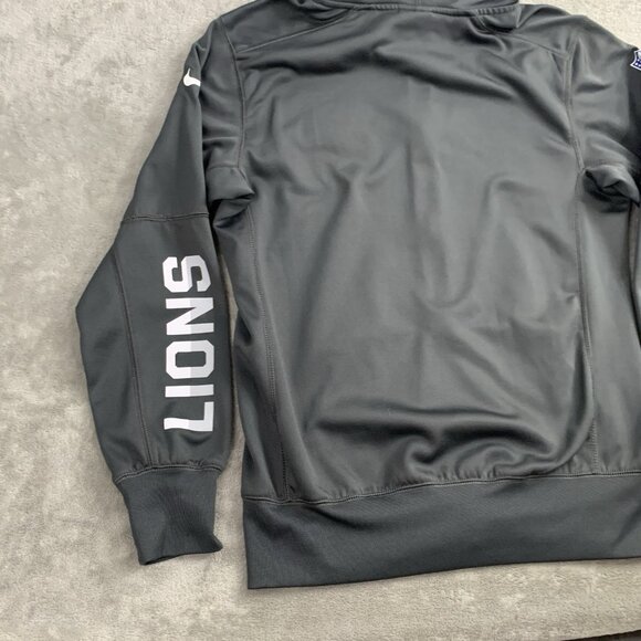 Nike Jacket Mens Small Detroit Lions Therma-Fit NFL On Field Full Zip Hoodie - Picture 9 of 9